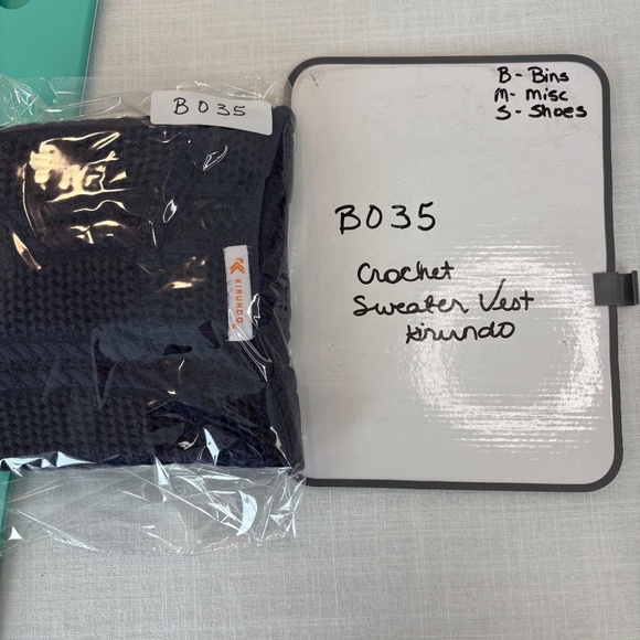 Kirundi Cotton Crochet Sweater Vest Tank Top Medium - Picture 12 of 12